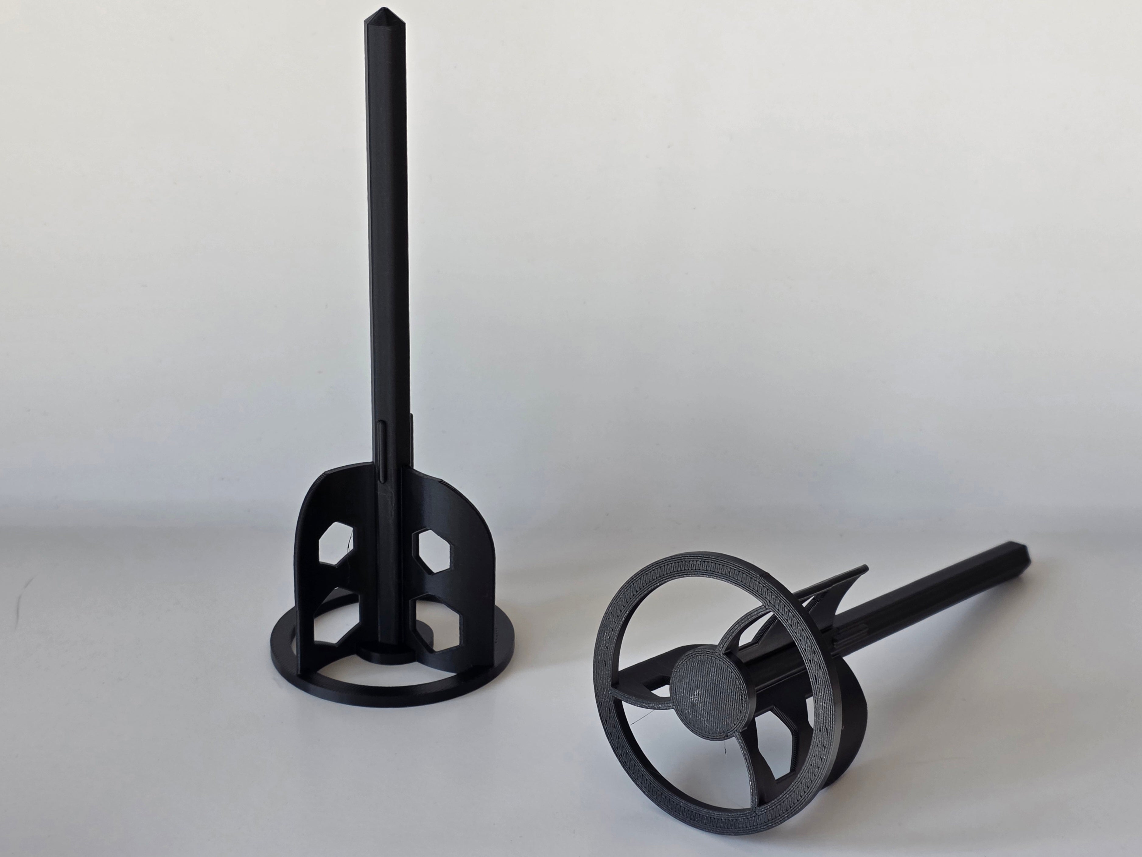Drill‑Mounted Paint Mixer – Pint & Sample Pair