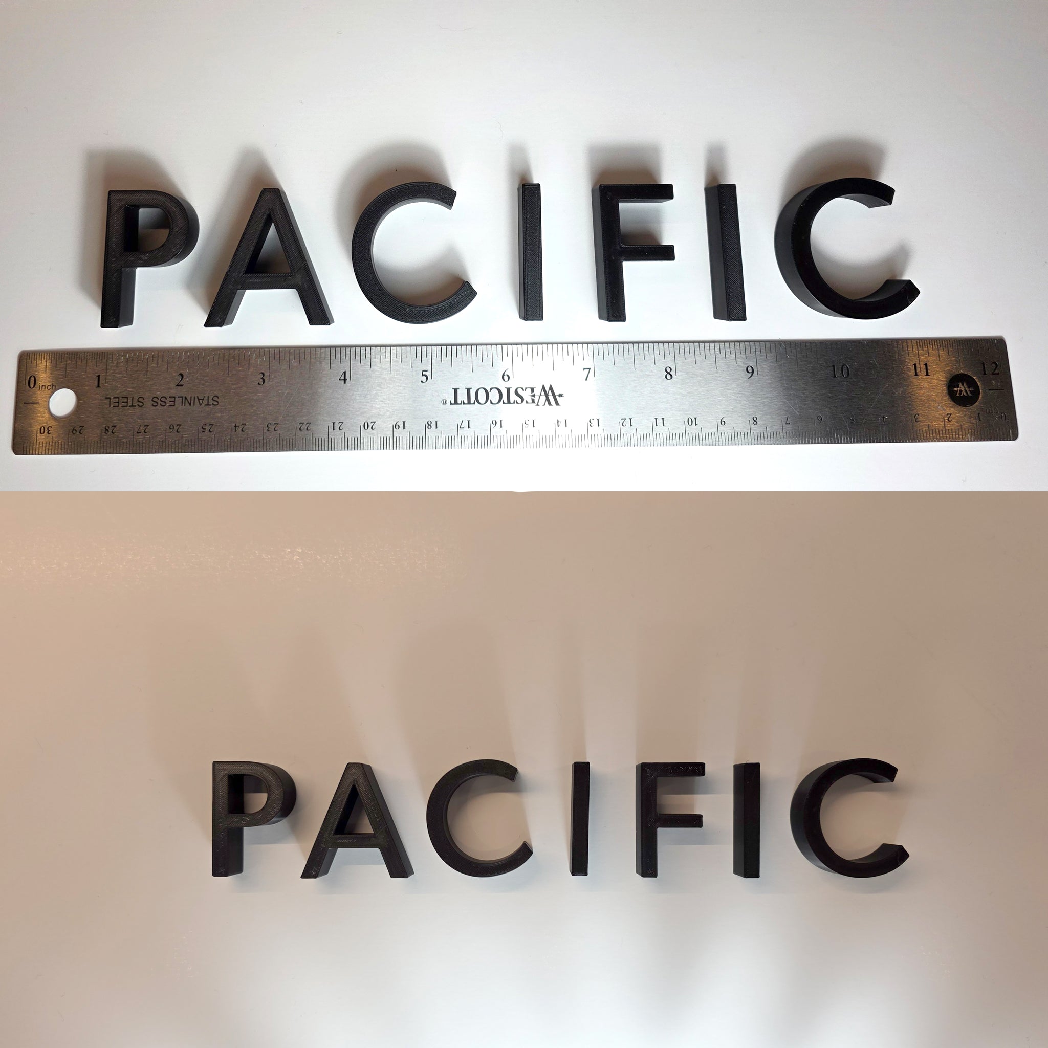 Custom 3D‑Printed Letters & Wordmarks